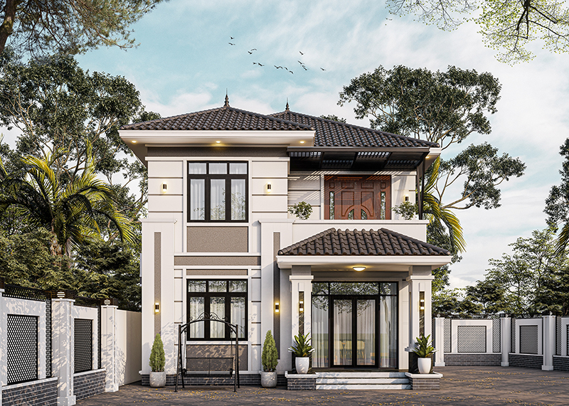 Mẫu biệt thự 2 tầng 8